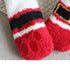 Children's Christmas socks lamb velvet coral fleece socks children's floor socks plus velvet baby socks non-slip